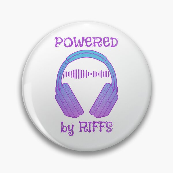 Item preview, Headphones | Powered By Riffs designed and sold by ObsidianDaz.