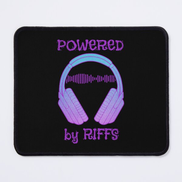Item preview, Headphones | Powered By Riffs designed and sold by ObsidianDaz.