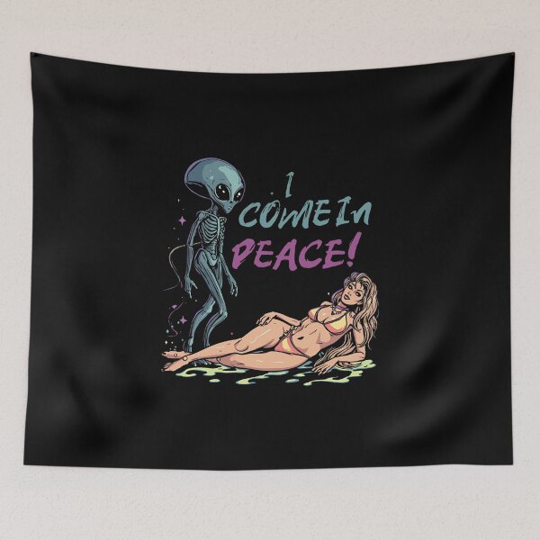 Item preview, I come in Peace! designed and sold by NicMacTees.