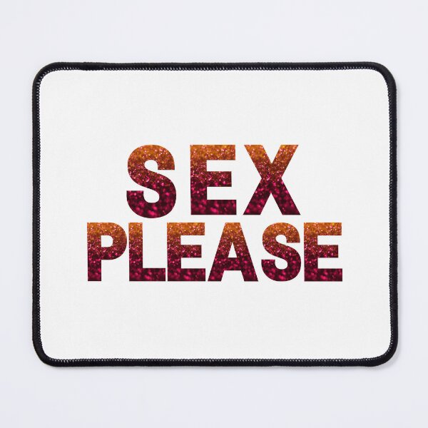 Item preview, Sex Please | Cheeky Adult Humour | Orange Pink designed and sold by The Courtesan Boutique.