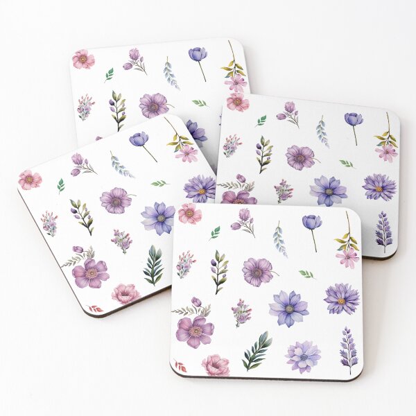 Item preview, Spring flowers watercolor cottage-core set designed and sold by AngelinaBezm.