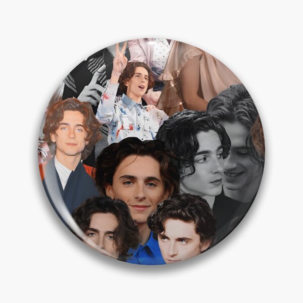 Item preview, Timothée Chalamet Collage – Color & Black-and-White Portrait Mix designed and sold by Underhillboon.