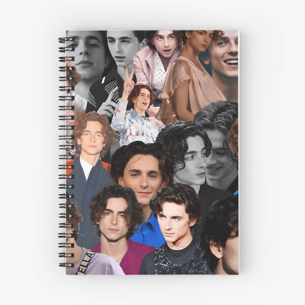 Item preview, Timothée Chalamet Collage – Color & Black-and-White Portrait Mix designed and sold by Underhillboon.