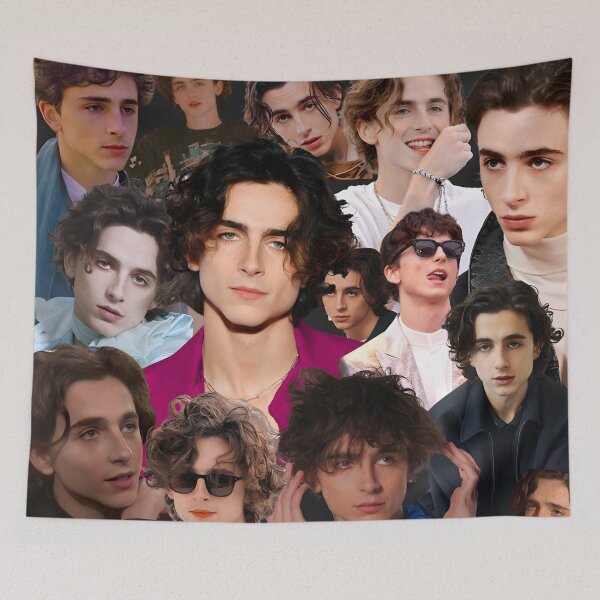 Item preview, Timothée Chalamet Collage – Editorial & Fashion Portrait Aesthetic designed and sold by Underhillboon.