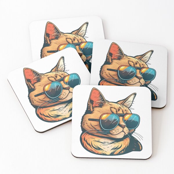 Item preview, Cute Cat With Sunglasses designed and sold by lamon-tgibbs.