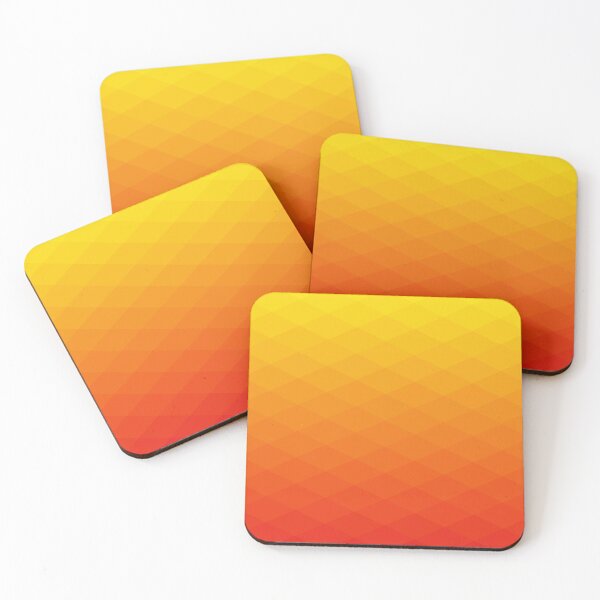 Item preview, Gradient Diamond Pattern – Yellow to Red Abstract Design designed and sold by Apurva Joshi.