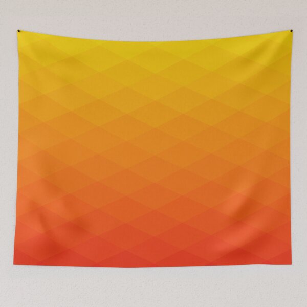 Item preview, Gradient Diamond Pattern – Yellow to Red Abstract Design designed and sold by Apurva Joshi.