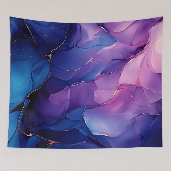 Item preview, Blue purple galaxy nebula cosmic stars designed and sold by cocomelon168.
