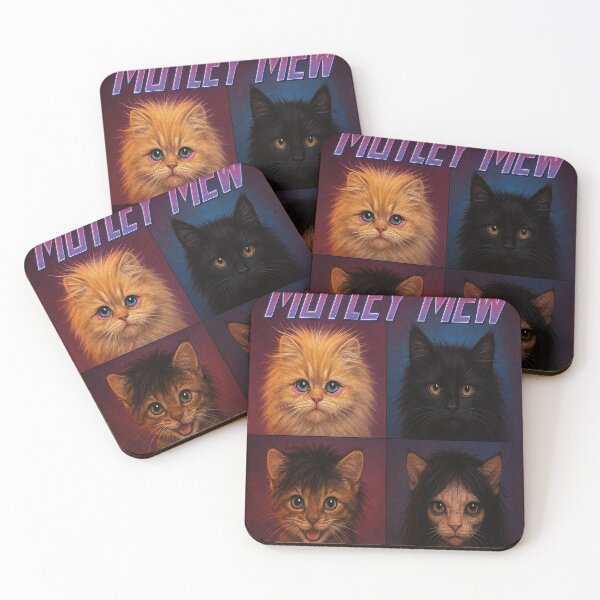 Item preview, Motley Mew | Cute Kitten, Heavy Metal Vibes designed and sold by Endthedisease.