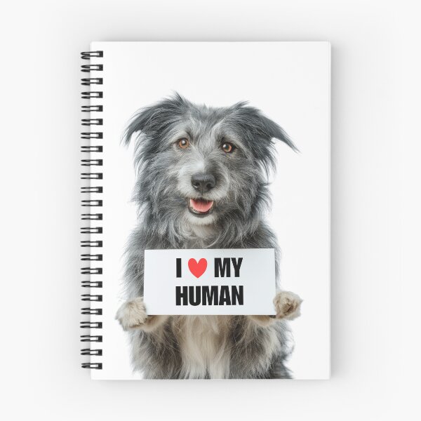 Item preview, Cute Pyrenean Shepherd dog with Signboard I love my Human  designed and sold by LazyOwlStore.