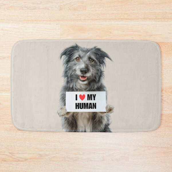 Item preview, Cute Pyrenean Shepherd dog with Signboard I love my Human  designed and sold by LazyOwlStore.