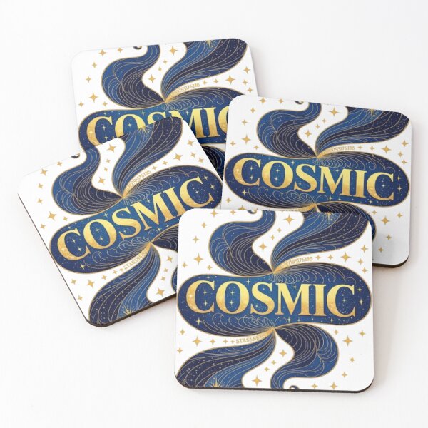 Item preview, Cosmic Magic | Celestial Gold and Navy Blue Art designed and sold by Lin's Art Lab.