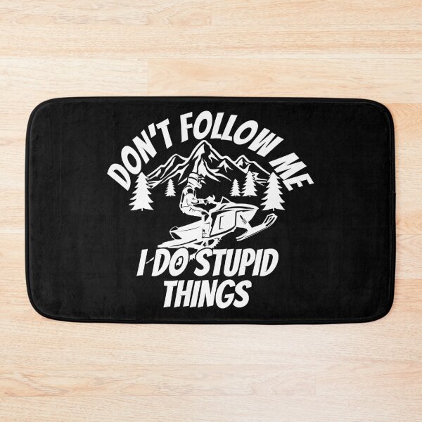 Item preview, Funny Snowmobile Shirt | Don’t Follow Me I Do Stupid Things | Snowmobiling Humor Gift designed and sold by DigitalFhaiz.