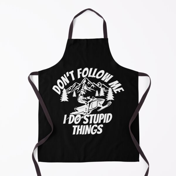 Item preview, Funny Snowmobile Shirt | Don’t Follow Me I Do Stupid Things | Snowmobiling Humor Gift designed and sold by DigitalFhaiz.