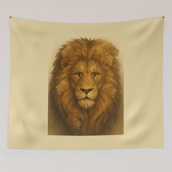 Item preview, “Ancestral Mane – The Spirit of the Lion” designed and sold by GeoWild Designs.