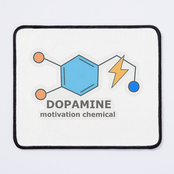 Item preview, Dopamine Molecule – Motivation Chemical Sticker designed and sold by Dark-eyed-Junco.