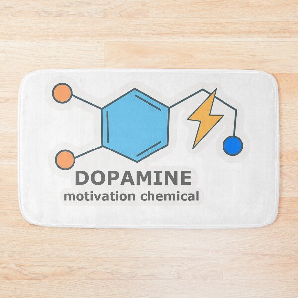 Item preview, Dopamine Molecule – Motivation Chemical Sticker designed and sold by Dark-eyed-Junco.