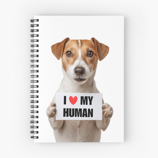 Item preview, Cute Harrier dog with Signboard I love my Human  designed and sold by LazyOwlStore.