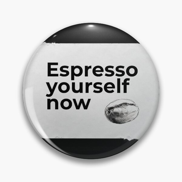 Item preview, Espresso Yourself Now - Coffee Bean  designed and sold by SleekLineSketches.