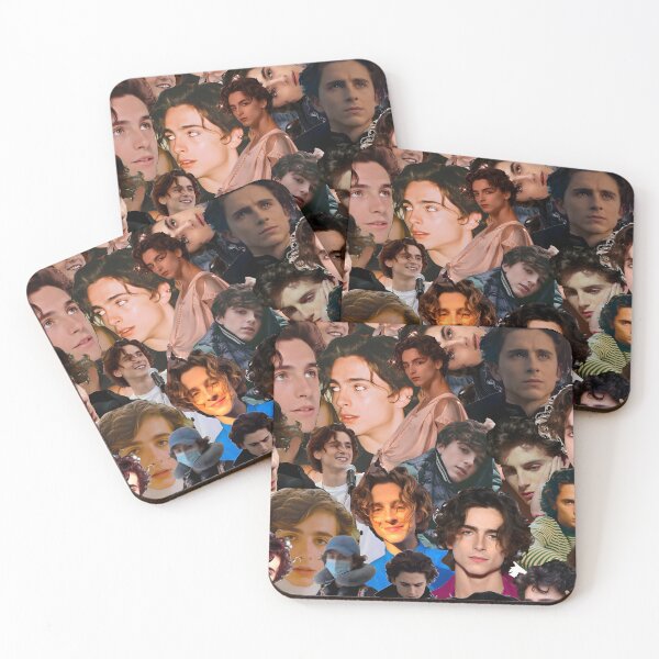 Item preview, Timothée Chalamet Collage – Stylish Actor Portrait Mix designed and sold by Underhillboon.