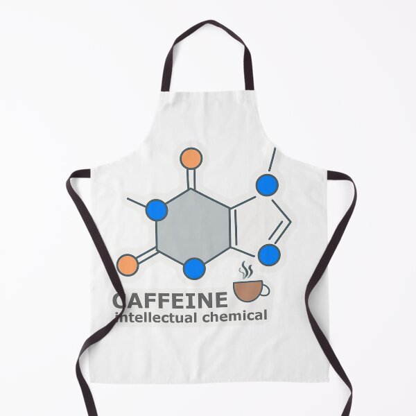 Item preview, Caffeine Molecule – Coffee Study Fuel Sticker designed and sold by Dark-eyed-Junco.