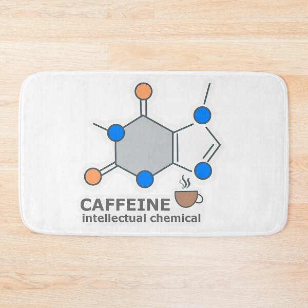 Item preview, Caffeine Molecule – Coffee Study Fuel Sticker designed and sold by Dark-eyed-Junco.