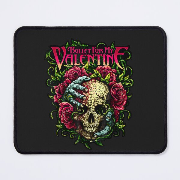 Item preview, Funny Bullet My Valentine Skull Roses and Red Blood Horror designed and sold by HarberBonita.