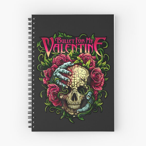 Item preview, Funny Bullet My Valentine Skull Roses and Red Blood Horror designed and sold by HarberBonita.