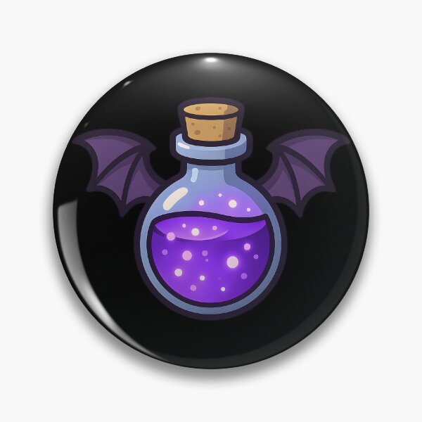 Item preview, Bat Potion Bottle designed and sold by Signal and Ink.