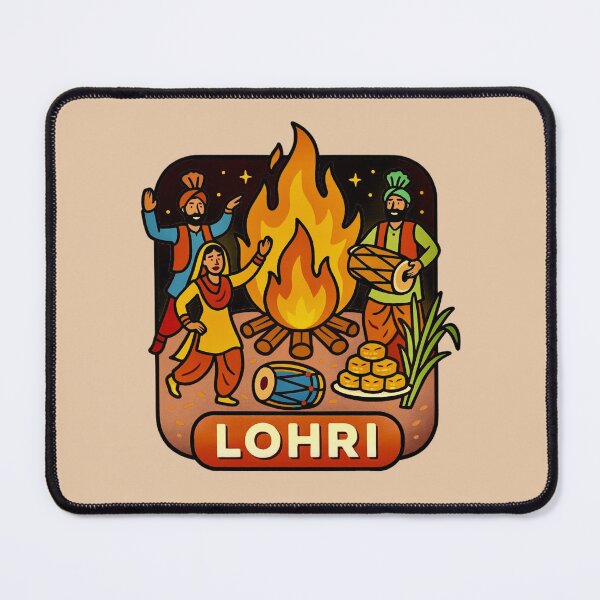 Item preview, Lohri Festival - Punjabi Bonfire designed and sold by Myra365Art.