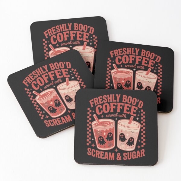 Item preview, Freshly Boo'd Coffee | Spooky Halloween Drink Art designed and sold by Colorful-Garden.