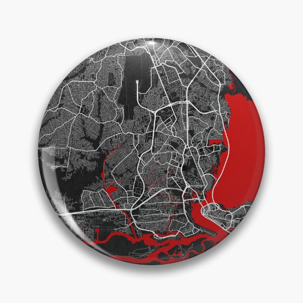 Item preview, Lagos City Map of Nigeria - Oriental  designed and sold by deMAP.