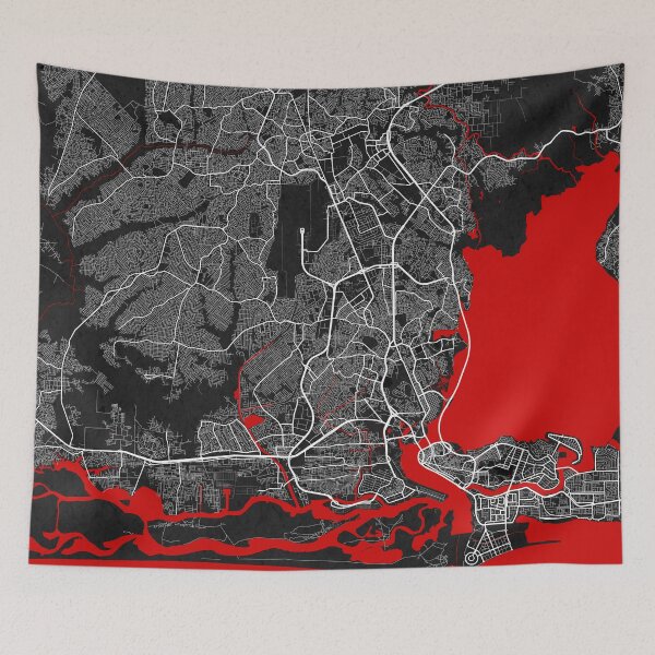 Item preview, Lagos City Map of Nigeria - Oriental  designed and sold by deMAP.
