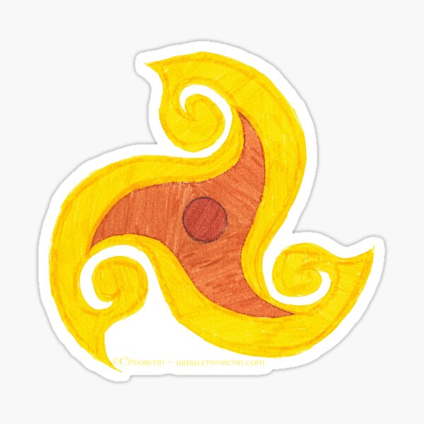 Earth Triskell Sticker