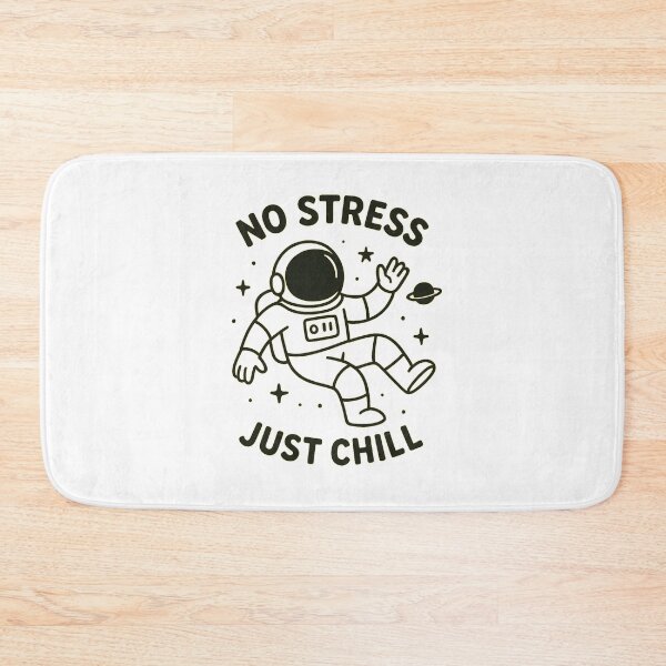 Item preview, No Stress Just Chill Astronaut Design | Space Aesthetic Motivational T-Shirt designed and sold by ✨ Daily Vibe Studio ✨.