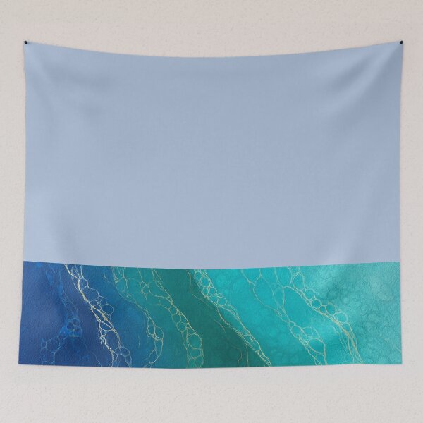 Item preview, Shimmering Turquoise Flow designed and sold by annenambiro.