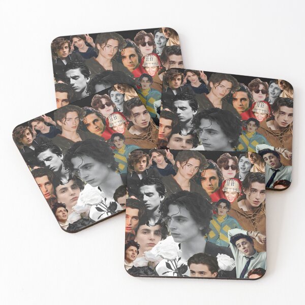 Item preview, Timothée Chalamet Collage – Editorial & Cinematic Portrait Style designed and sold by Underhillboon.