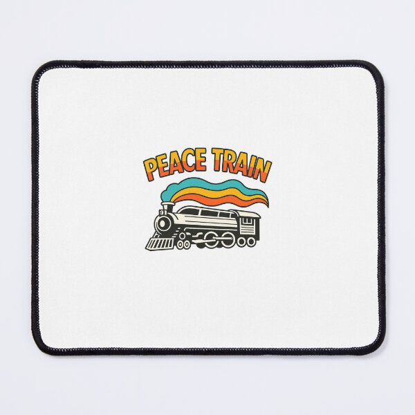 Item preview, Peace Train Retro Locomotive Graphic – Vintage Hippie 70s Groovy Design designed and sold by Fleetwood1994.