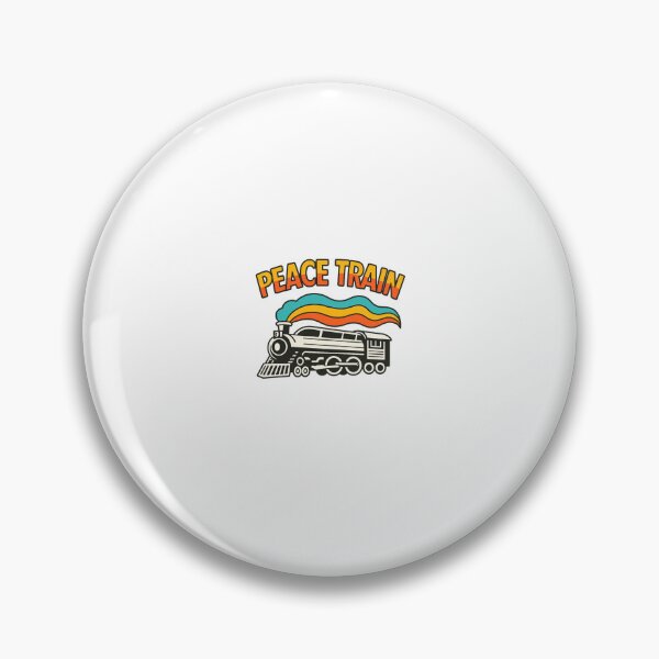 Item preview, Peace Train Retro Locomotive Graphic – Vintage Hippie 70s Groovy Design designed and sold by Fleetwood1994.