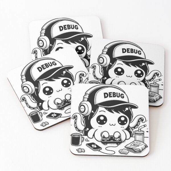 Item preview, OctoCode: Master of Code & Chaos – Programmer Gamer Art designed and sold by Lin's Art Lab.