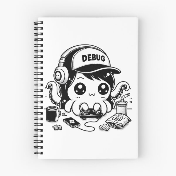 Item preview, OctoCode: Master of Code & Chaos – Programmer Gamer Art designed and sold by Lin's Art Lab.