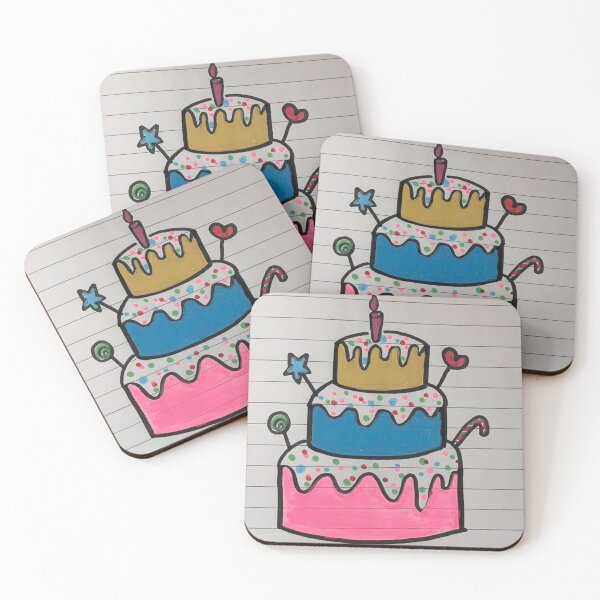 Item preview, 3-tier birthday cake designed and sold by Hoanghaanh.