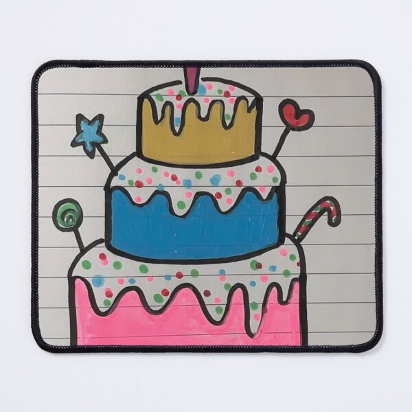 Item preview, 3-tier birthday cake designed and sold by Hoanghaanh.