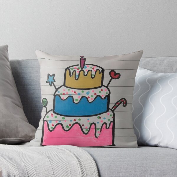 Item preview, 3-tier birthday cake designed and sold by Hoanghaanh.