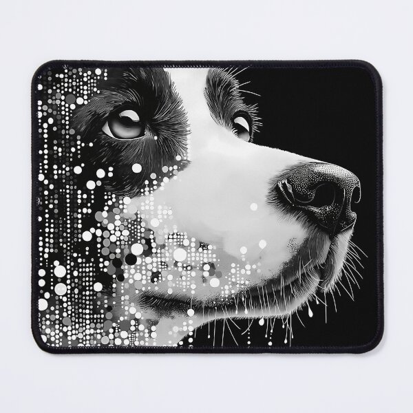 Item preview,  Abstract Image Black  White - Dog designed and sold by LaurettaNienow.