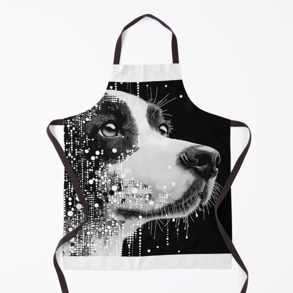 Item preview, Abstract Image Black White - Dog designed and sold by LaurettaNienow.