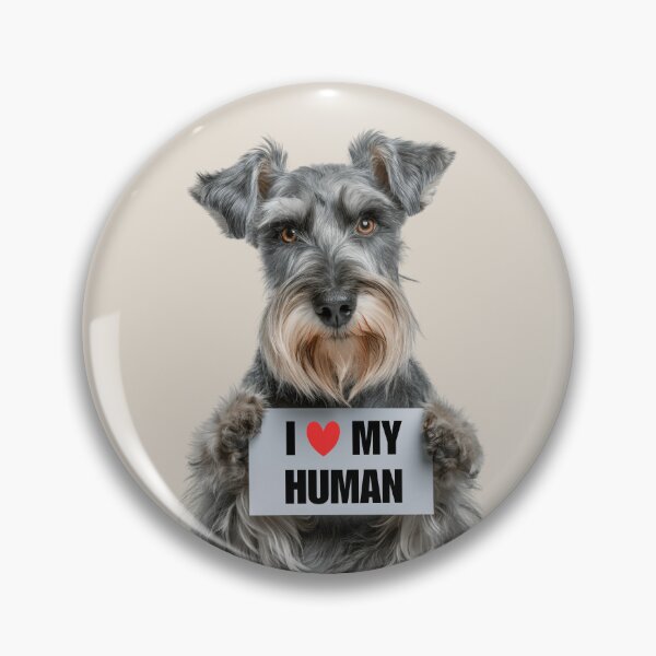Item preview, Cute Cesky Terrier dog with Signboard I love my Human  designed and sold by LazyOwlStore.