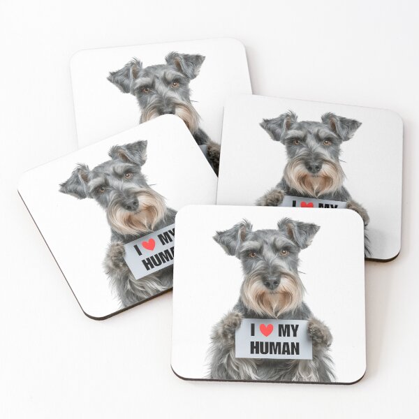 Item preview, Cute Cesky Terrier dog with Signboard I love my Human  designed and sold by LazyOwlStore.
