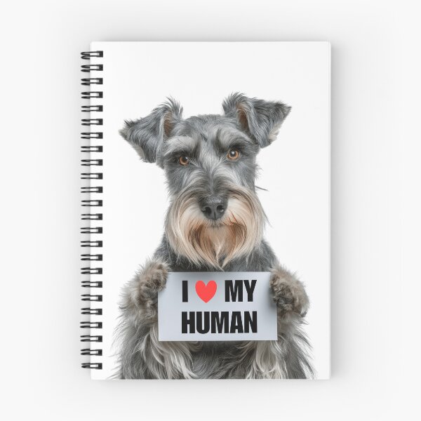 Item preview, Cute Cesky Terrier dog with Signboard I love my Human  designed and sold by LazyOwlStore.