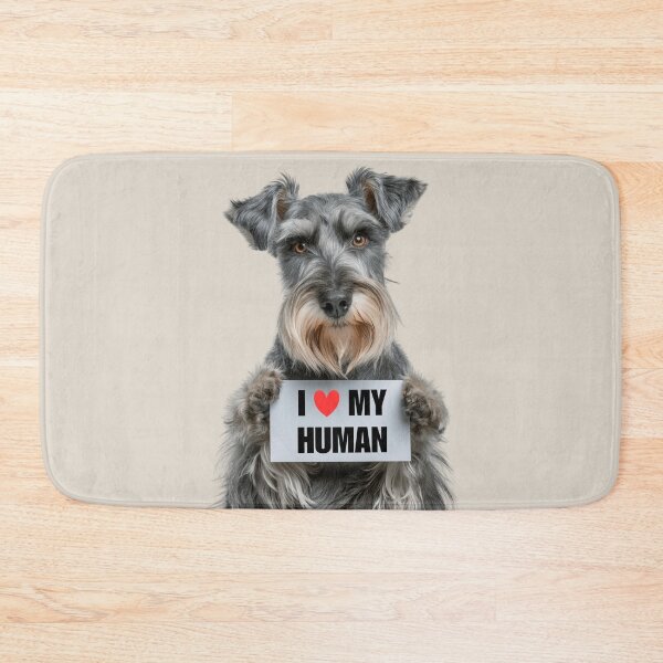 Item preview, Cute Cesky Terrier dog with Signboard I love my Human  designed and sold by LazyOwlStore.